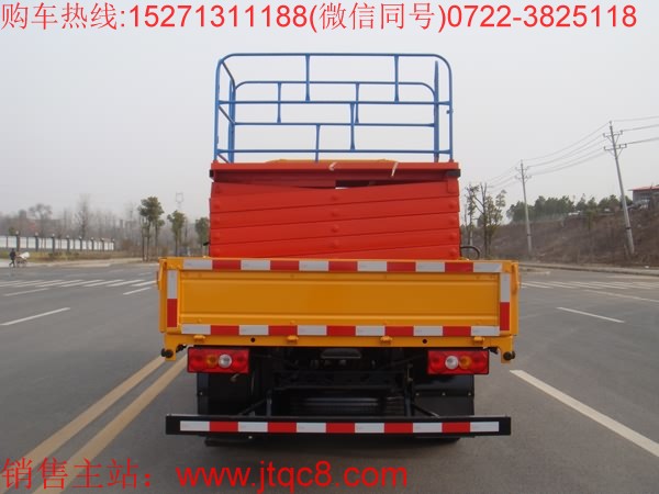 江鈴升降平臺(tái)車(10米)|可以上藍(lán)牌的升降車|市區(qū)電力登高車15271311188