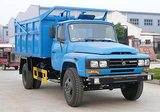 東風(fēng)140尖頭自卸式垃圾車